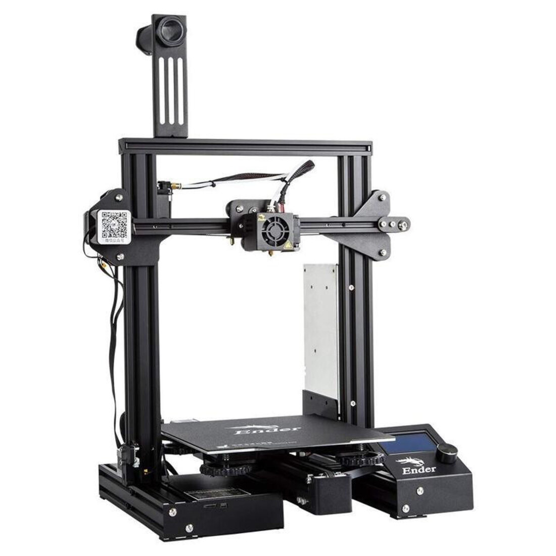 Vue de référence d'une imprimante Ender 3 Pro
